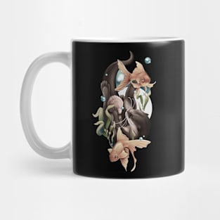 otter and fish Mug